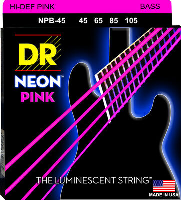 DR Strings Neon Pink NPB-45