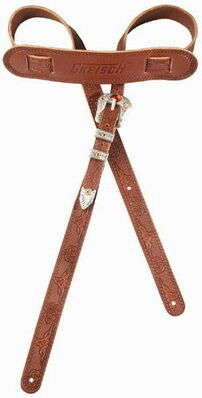 Gretsch Guitar Strap 3333 Tooled WA Walnut