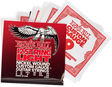 Ernie Ball 12 string Light Nickel Wound