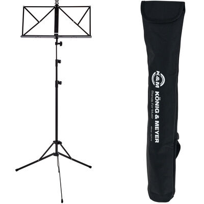 K&M K M 100 5 XL Music Stand Set Black