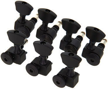 Sperzel Guitar Tuners 4/3 Trimlock SB Satin Black