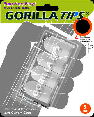 Gorilla Tips Finger Tips S Transparent