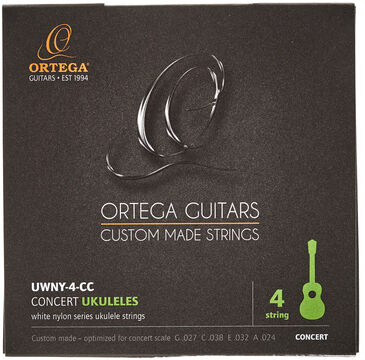 Ortega UWNY-4-CC Ukulele Strings White