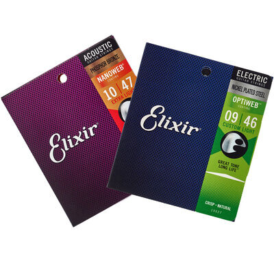 Elixir Acoustic/E-Guitar Bundle