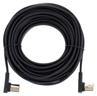 Rockboard Flat MIDI Cable 1000cm Black Black