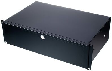 Flyht Pro Rack Drawer 19"" 3U 28 cm lock Black