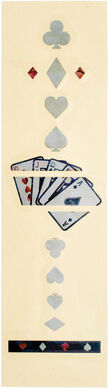 Jockomo Playing-Card Sticker White Pearl