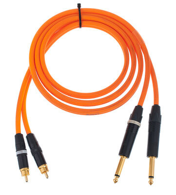 Cordial CEON DJ PLUG-RCA 1,5 O Orange