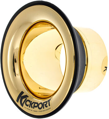 Kick Port Bass Drum Insert Booster Gold Gold