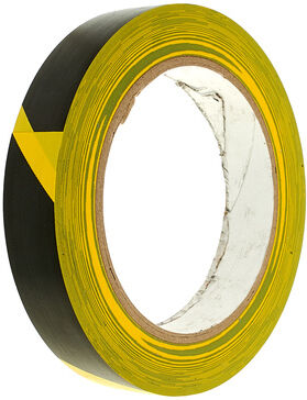 Stairville Warning Tape 19 Black/Yellow Black