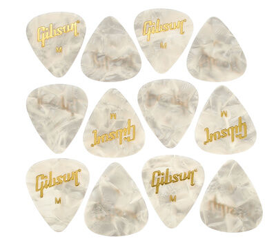 Gibson Perloid Picks Medium 12pc