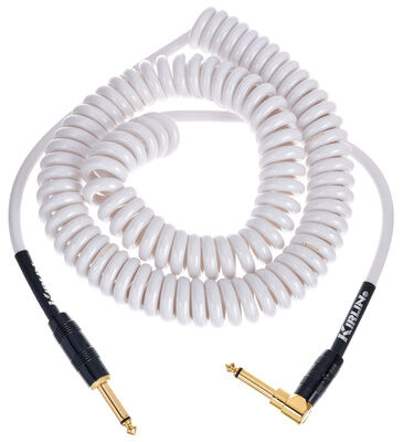 Kirlin Premium Coil Cable 6m White White