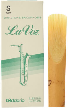 DAddario Woodwinds La Voz Baritone Saxophone S