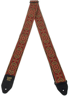 Ernie Ball E Guitar Strap Crimson Paisley Crimson Paisley