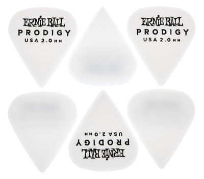 Ernie Ball Prodigy Picks 2 0 mm White White