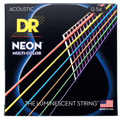 DR Strings Neon Multi NMCA-12