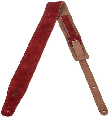 Levys Suede Strap 2,5"" BRG Wine red