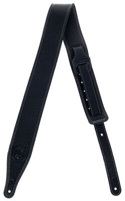 Levys Soft Leather Strap 2,5"" BK Black
