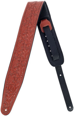 Levys Veg-tan Leather Strap 3"" WAL Walnut