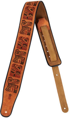 Levys Totem Pole Strap 2,5"" HNY Honey