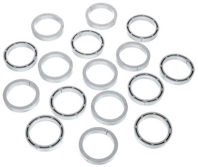 Stairville Snap Protector Ring Si 16pcs Silver