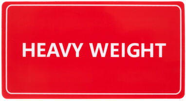 Stageworx Tourlabel Heavy Weight Red