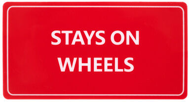 Stageworx Tourlabel Stays On Wheels Red