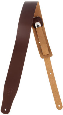 Levys Leather Strap 2,5"" BRN Brown