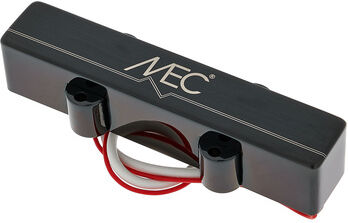 MEC J-Style Bass Pickup Long 4/5 B Brushed Black Chrome