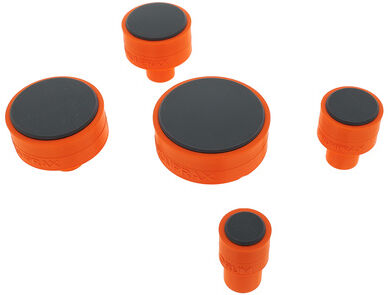 Drumprax Take 5 Practice Pads Orange Orange