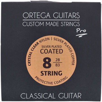 Ortega NYP8 Coated 8-String Nylon