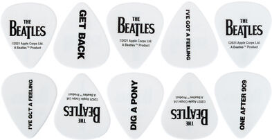 Daddario Beatles Get Back Picks Heavy