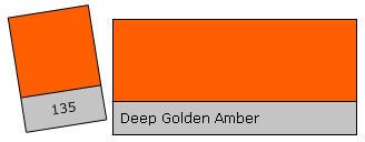 Lee Farbfolien Bogen 135 Deep Golden Amber