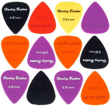 Harley Benton Nylon Player Pick Set 0,81mm