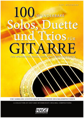 Hage Musikverlag 100 Solos Duets Trios Guitar