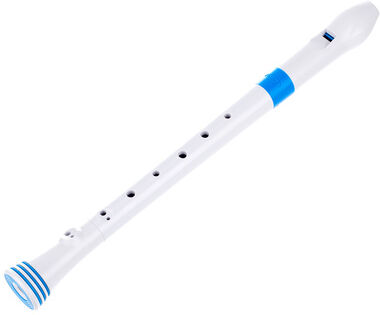 Nuvo Soprano Recorder white-blue