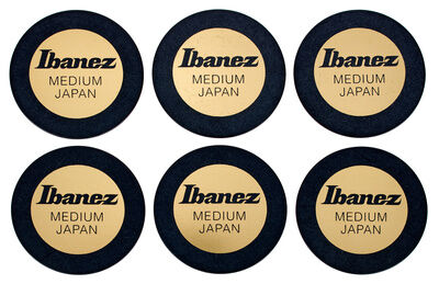 Ibanez PPA1M-BK Round Shape Pick Set