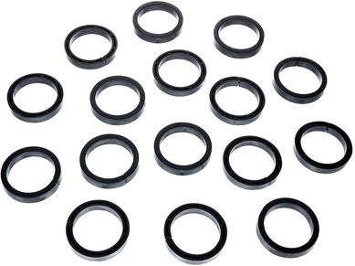 Stairville Snap Protector Ring Bk 16pcs