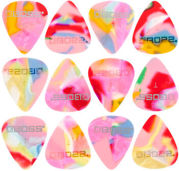 Boss Celluloid Pick Pack TH Mosaic