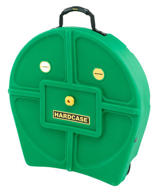 Hardcase 22"" Cymb. Case F.Lined D.Green