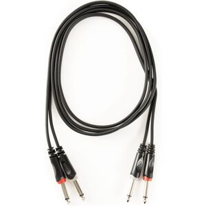 MUSIC STORE Twinkabel 2 m - Instrumentenkabel