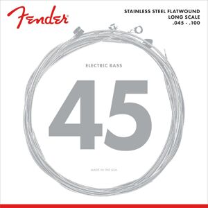 Fender Strings Flatwound 45 100 9050L stainless steel - Saitensatz für 4-Saiter E-Bass