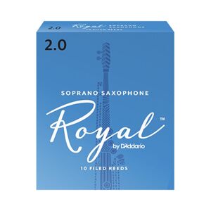 D'Addario Woodwinds RICOROYAL Sopransaxophon 2 Schachtel mit 10 Blättern - Blatt für Sopran Saxophone