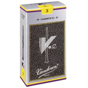 Vandoren V12  Bb-Klarinette  2,5 Schachtel mit 10 Blättern - Blatt für Bb Klarinette (französisch)