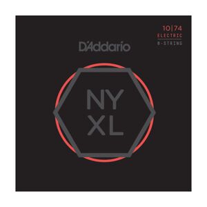 D'Addario NYXL 10-74 Carbon Steel Alloy 8-string - E-Gitarrensaiten