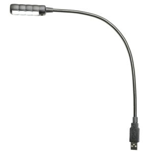 Adam Hall SLED 1 ULTRA USB mit 4 COB LED Schwanenhalsleuchte - Schwanenhalslampe