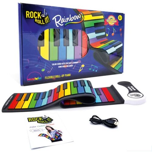 Mukikim Rollpiano Regenbogen