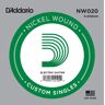 D'Addario NW020 Nickel Wound Einzelsaite - Einzelsaite für Gitarren