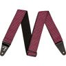 Fender Houndstooth Jacquard Strap Pink - Gitarrengurt