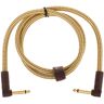 Fender Deluxe Patch Cable Angle 90cm Tweed Natural